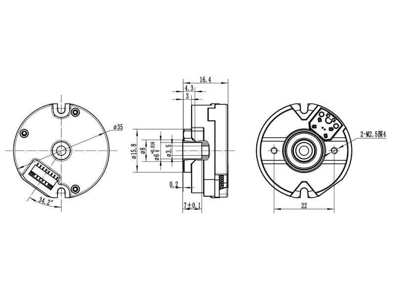 RZ35D06Q Servo Motor Encoder Absolute