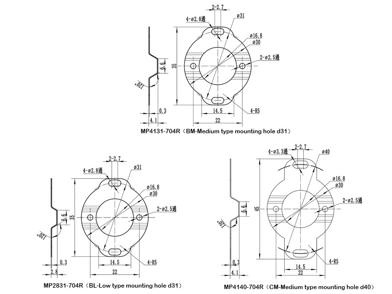 RZ35A08 Servo Motor Encoder Absolute