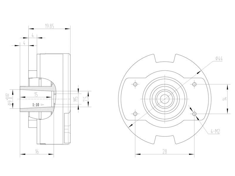RZL4409A Servo Motor Encoder Absolute  