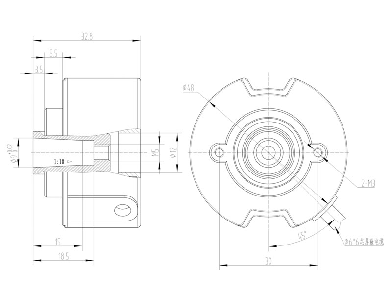 RZ4809A Servo Motor Encoder Absolute  