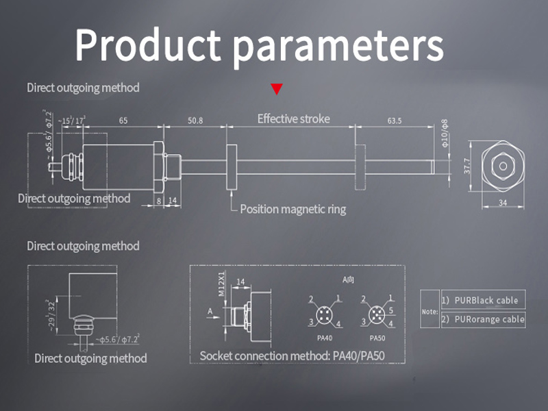 ES Series Magnetostrictive Displacement Sensor