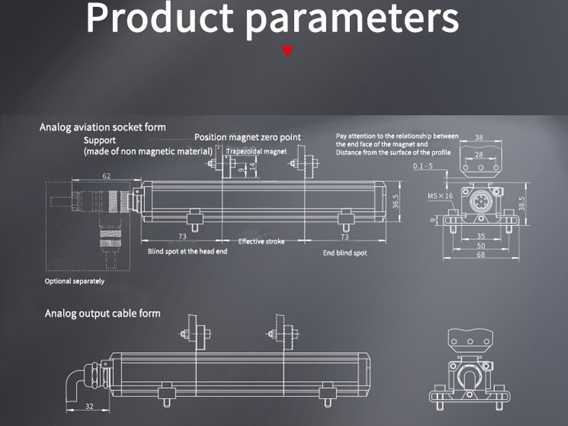 HP Analog Output Displacement Sensor