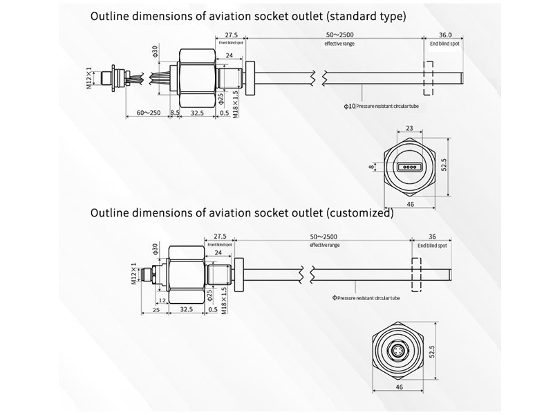 MHA Analog Magnetostrictive Displacement Sensor