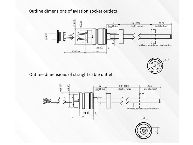 MI Analog Magnetostrictive Displacement Sensor