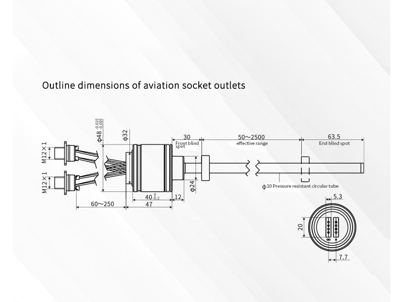 MT-Analog Magnetostrictive Displacement Sensor