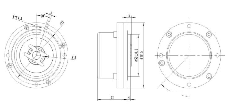 RZ7810A Mechanical Dimension Drawing
