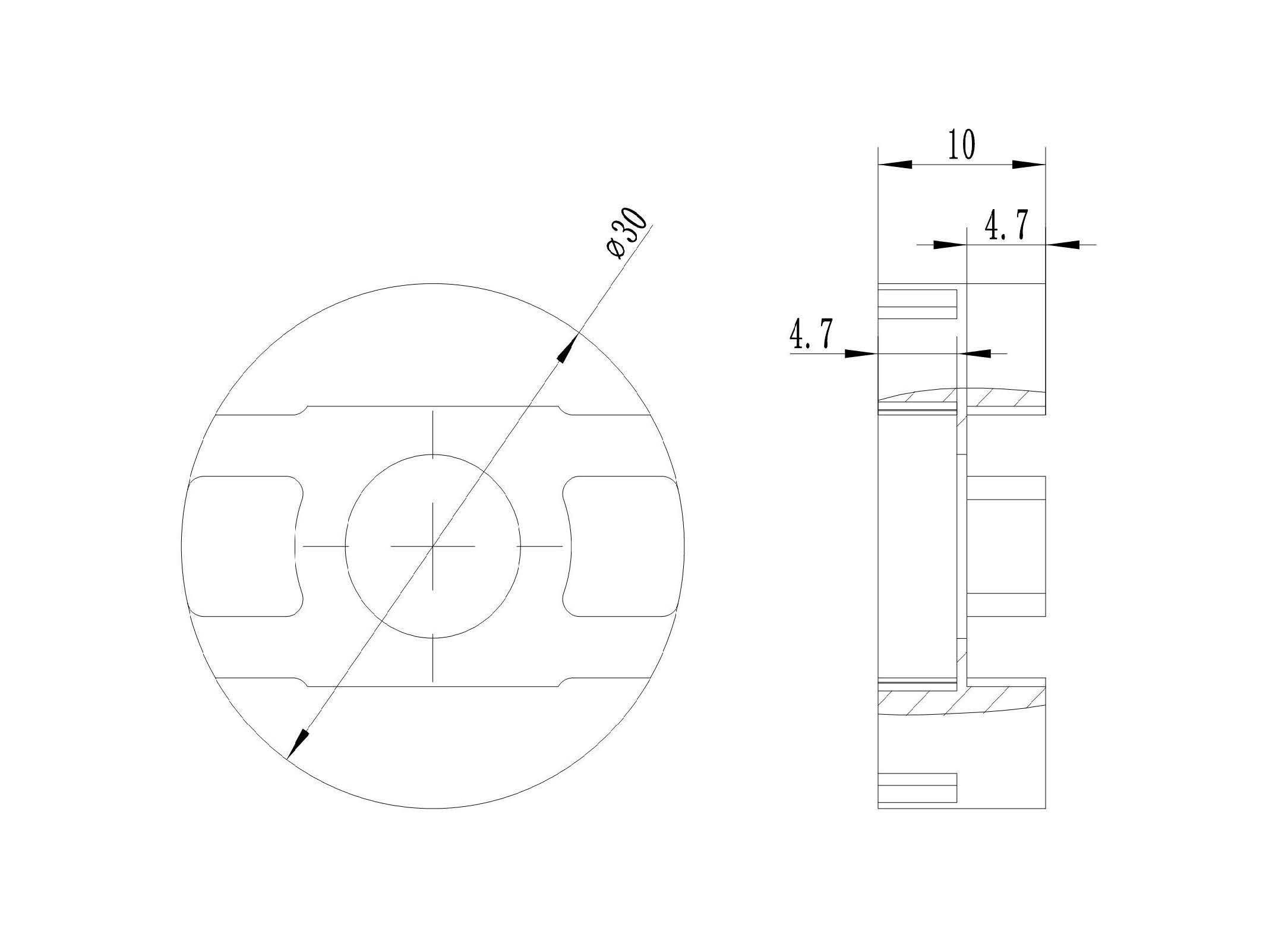 MN3010-701A Mechanical Dimension Drawing