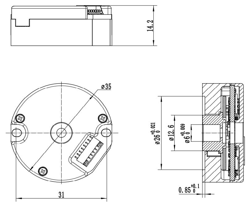 RSG35B06A Mechanical Dimension Drawing