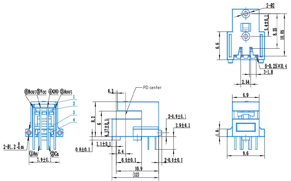 Lead Dimension Without Mounting Holes