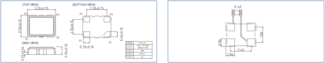 TC3225 GPS Oscillator 52MHz