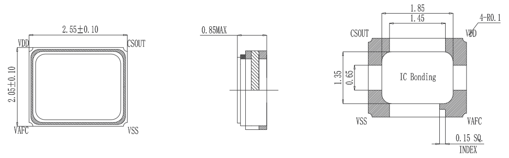 TC2520 TCXO Low Power 52MHz Oscillator