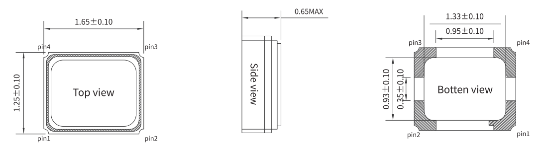 TC1612 TCXO Ultra-miniature Precision Clock
