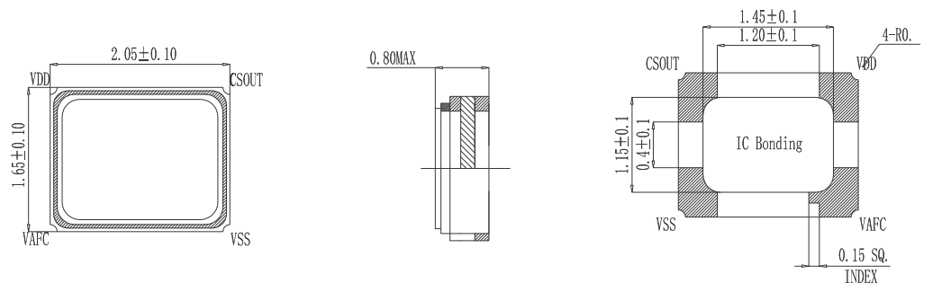 TC2016 TCXO IoT Crystal Oscillator
