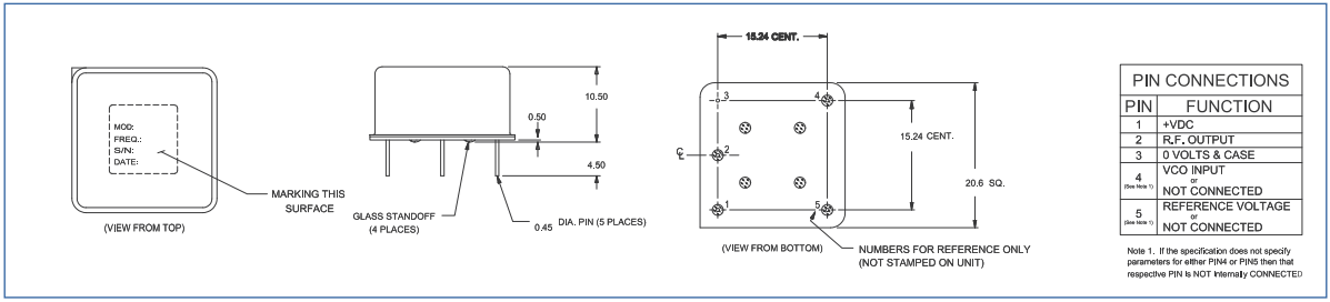 20.6×20.6mm SC Cut Oven Controlled Crystal Oscillator