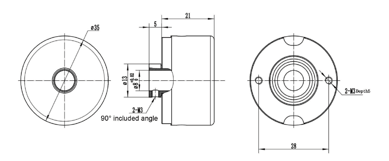 RZ35A08 Mechanical Dimension Drawing RZ35A08 Mechanical Dimension Drawing