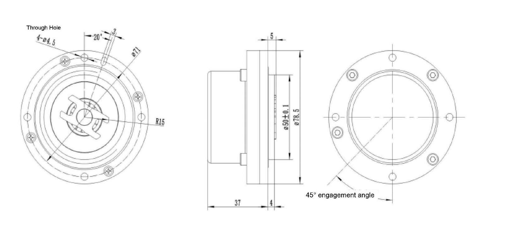 RZ7810A Mechanical Dimension Drawing