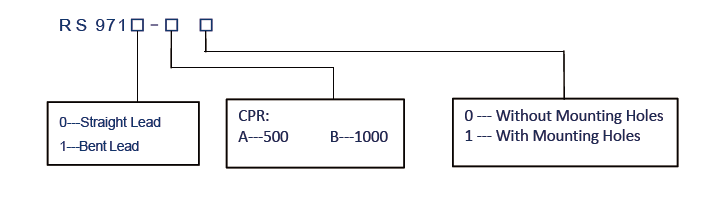 RS971 Ordering Information RS971 Ordering Information