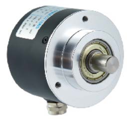S5810 Series 58mm Solid Shaft Incremental Encoder with Aviation Plug Output