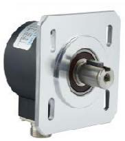 F5815-01 Series 58mm Solid Shaft Incremental Encoder with Keyed Flange Output