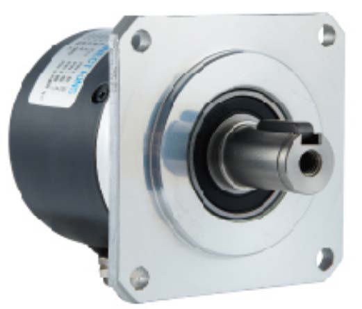 F5815-02 Series 58mm Solid Shaft Incremental Encoder with Keyed Flange Output