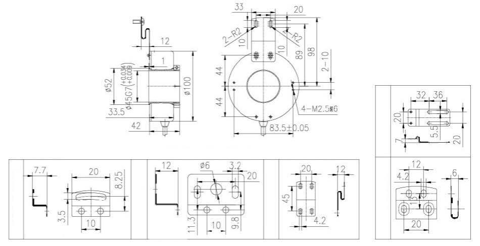 H10045 Mechanical Dimensions H10045 Mechanical Dimensions